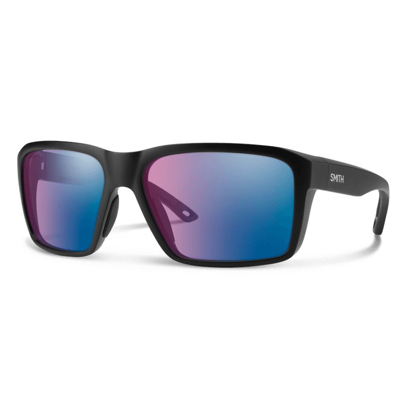 Backcast Matte Black CP Glass Polarchromic Rose Blue Mirror view 1